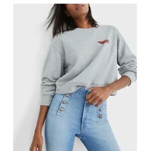 Veronica Beard Heather Grey Wonder Woman Sweatshirt